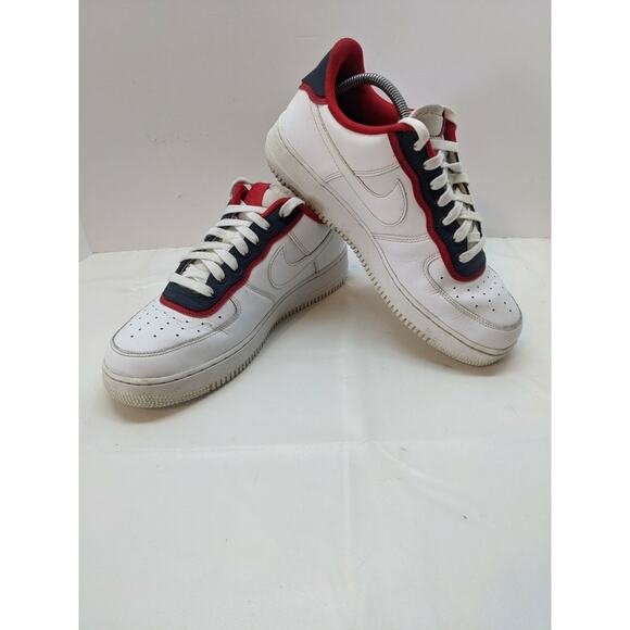 Nike Other - Nike Air Force 1 07 AF1 Vintage Nike Air -White Team Red Polar FV8105-161 Sz 7
